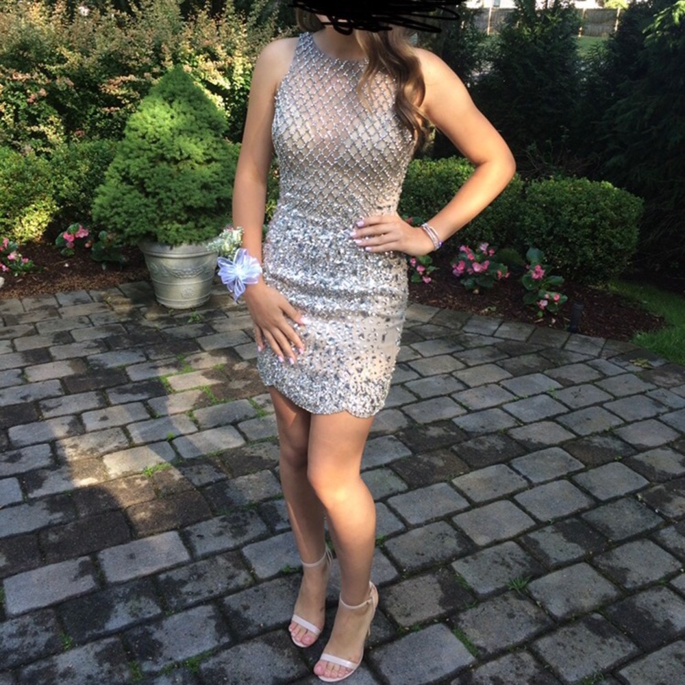 All beaded dress